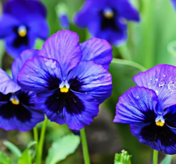 Mavi Gözlü Menekşe Çiçeği Tohumu