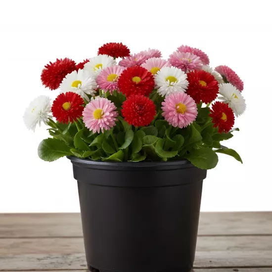 Şeker Papatya Karışık Renk - Saksılık 10 Tohum